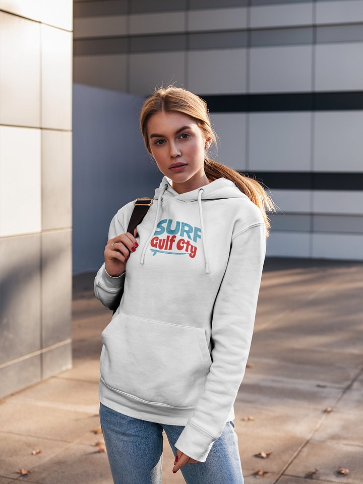 Surf Gulf County White Hoodie product image (2)