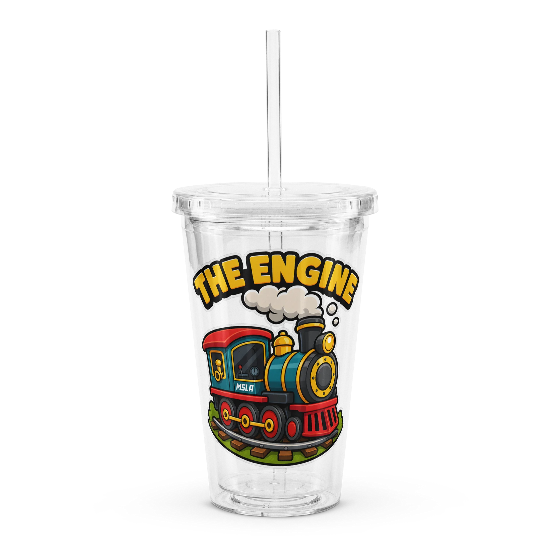 The Engine - Double Wall Clear Plastic Tumbler product image (3)