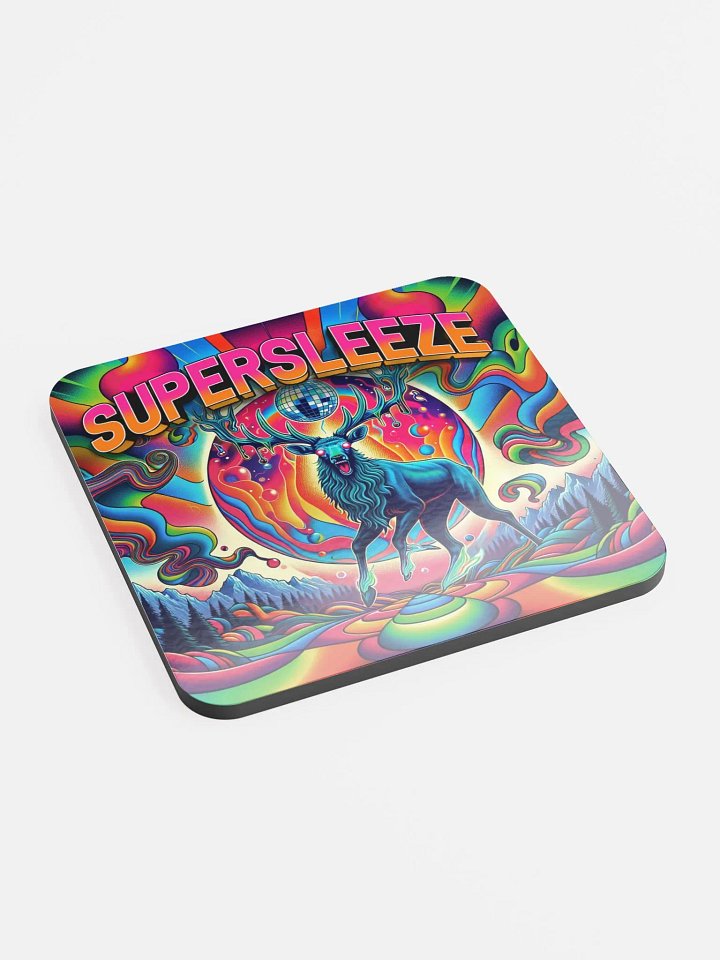 Supersleeze - Glossy Corked Coaster product image (2)