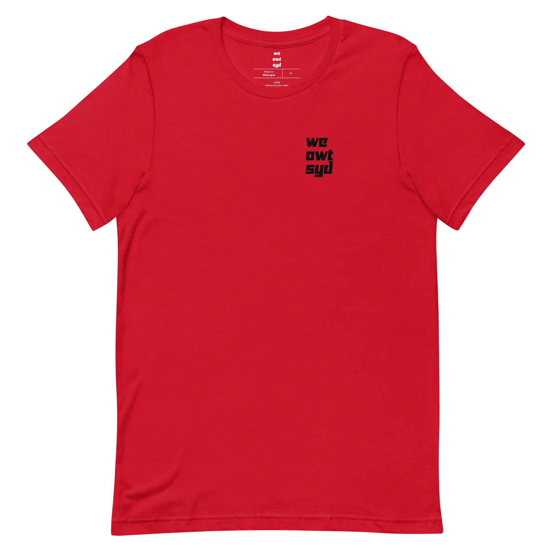 WeOwtsyd Premium T-Shirt - Chest Logo - Red product image (5)