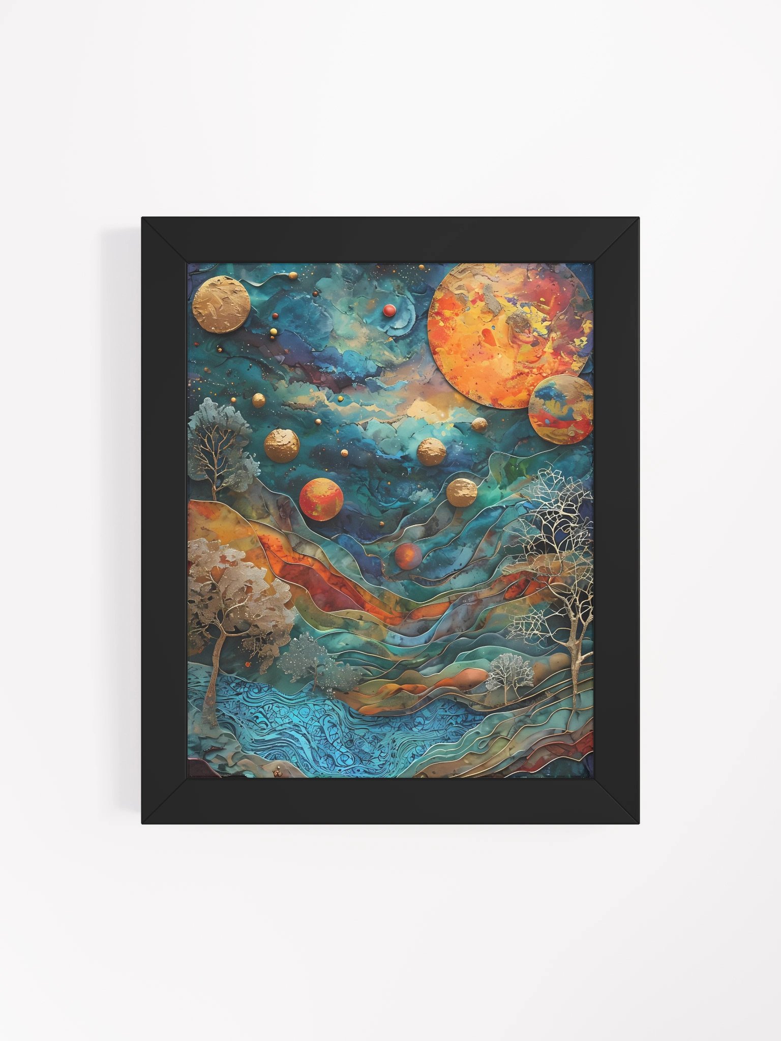 Celestial Dreamscape Framed Poster product image (5)