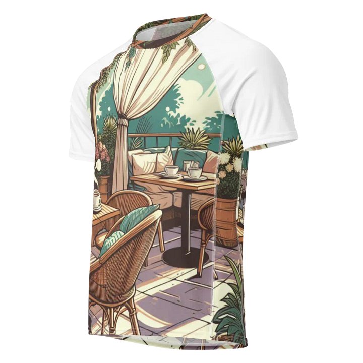 Cozy Outdoor Patio All-Over Print Men's Rash Guard product image (1)
