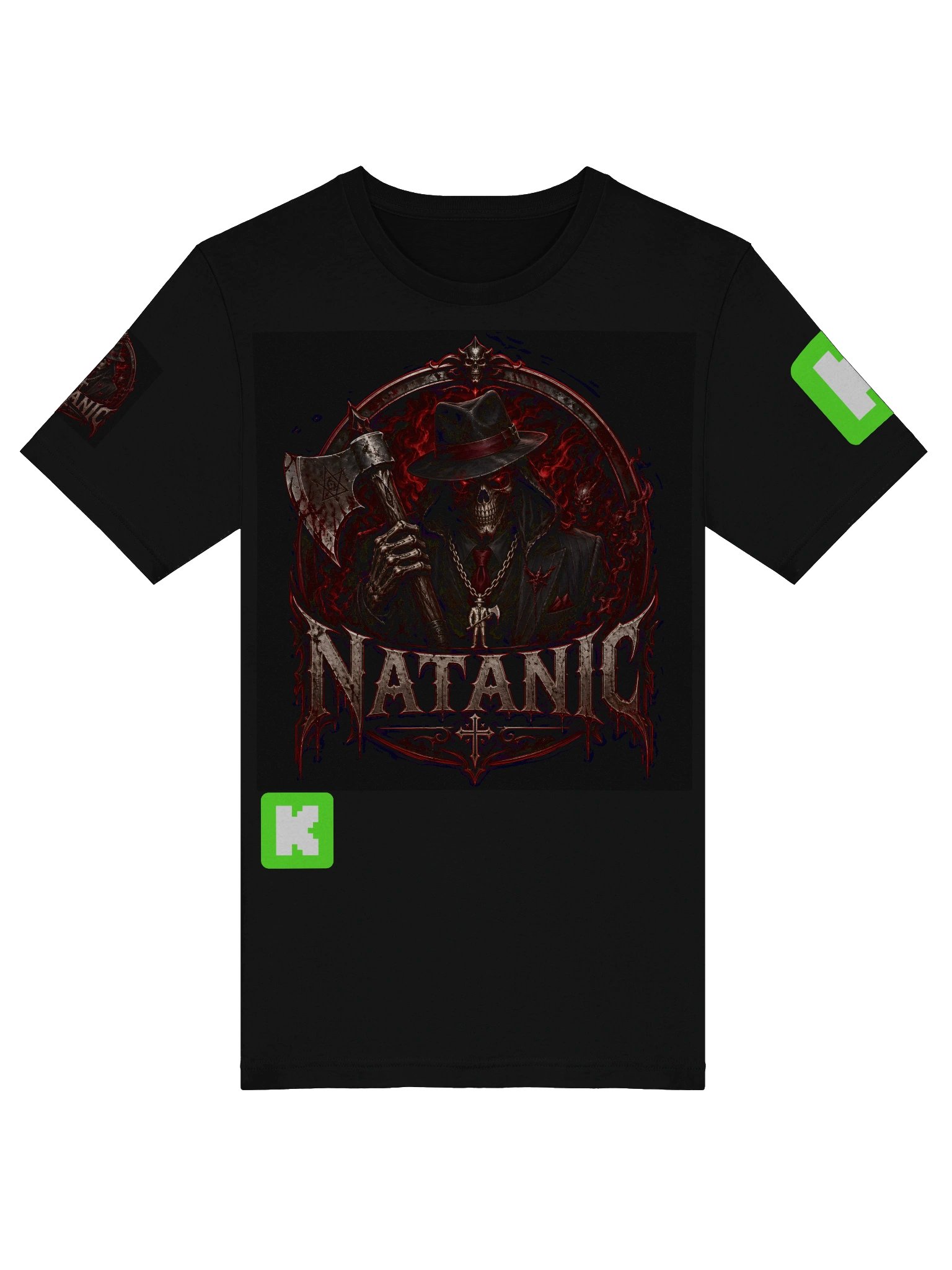Fedora Reaper — Natanic Gothic Horror Tee product image (33)