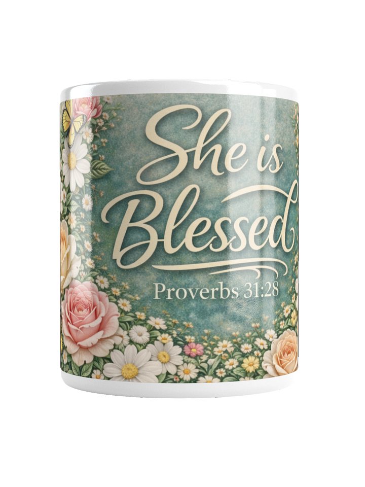 Blessed Heart Floral Mug product image (2)