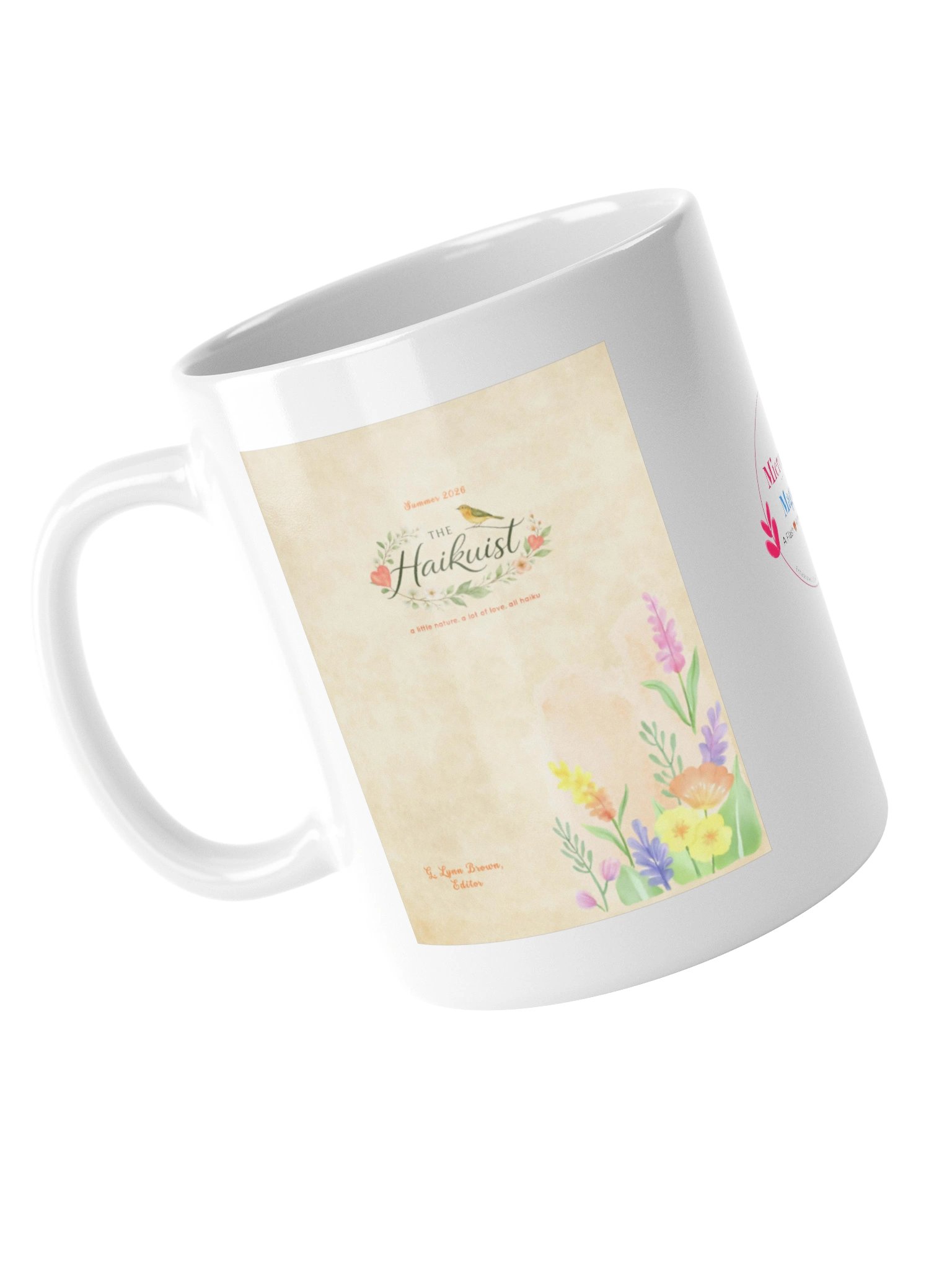 Front and Back Covers of " THE HAIKUIST " and Logo Coffee Mug product image (4)