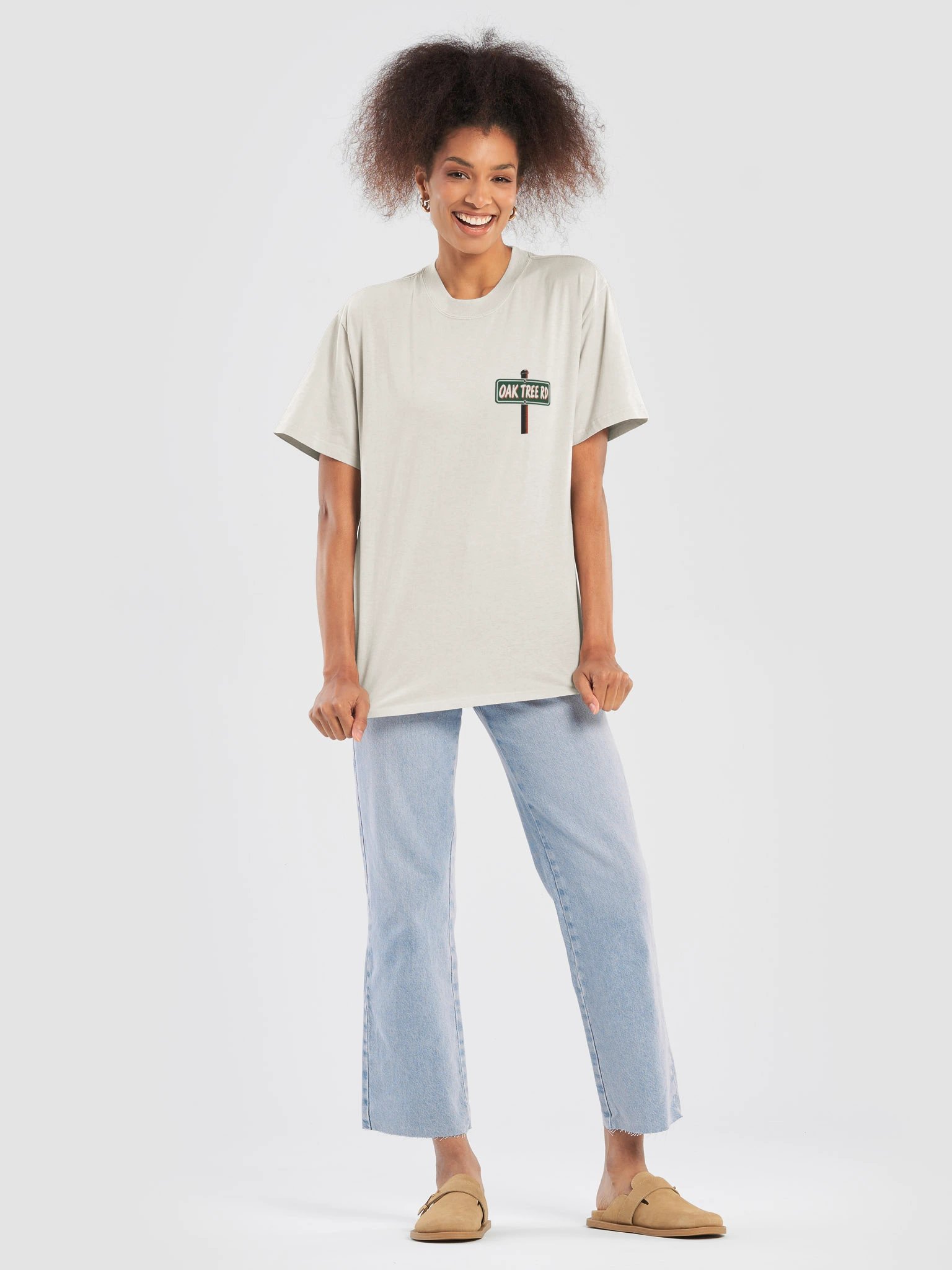 Oak Tree Road (Oversized Faded Tee, Front and Back) product image (7)