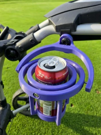 No Spill Cup Holder | Disc Golf Push Cart | Rovic product image (7)