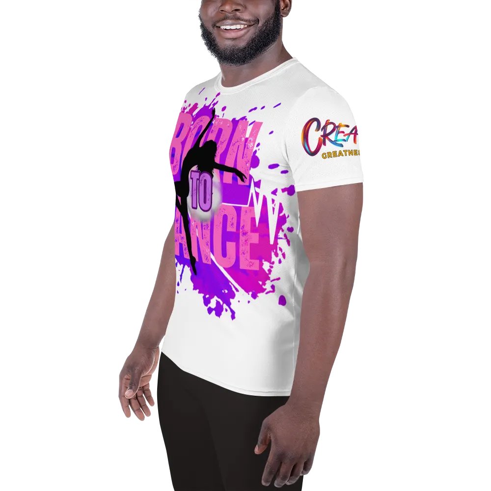 Born to Dance Her Silhouette Huge Print Athletic Tee product image (11)