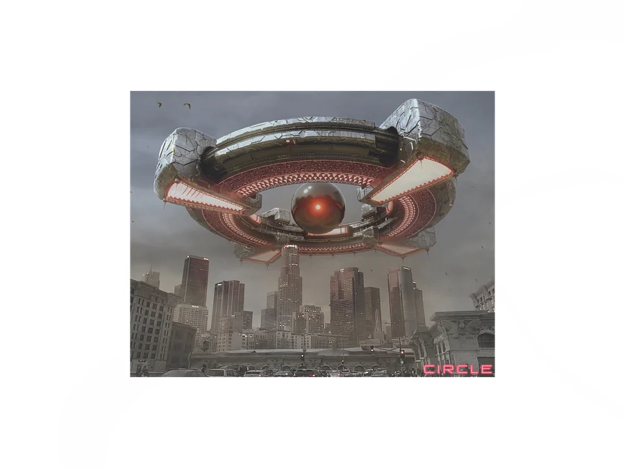 CIRCLE: "Alien Ship" 3D Key Shot (Bottom View) product image (4)