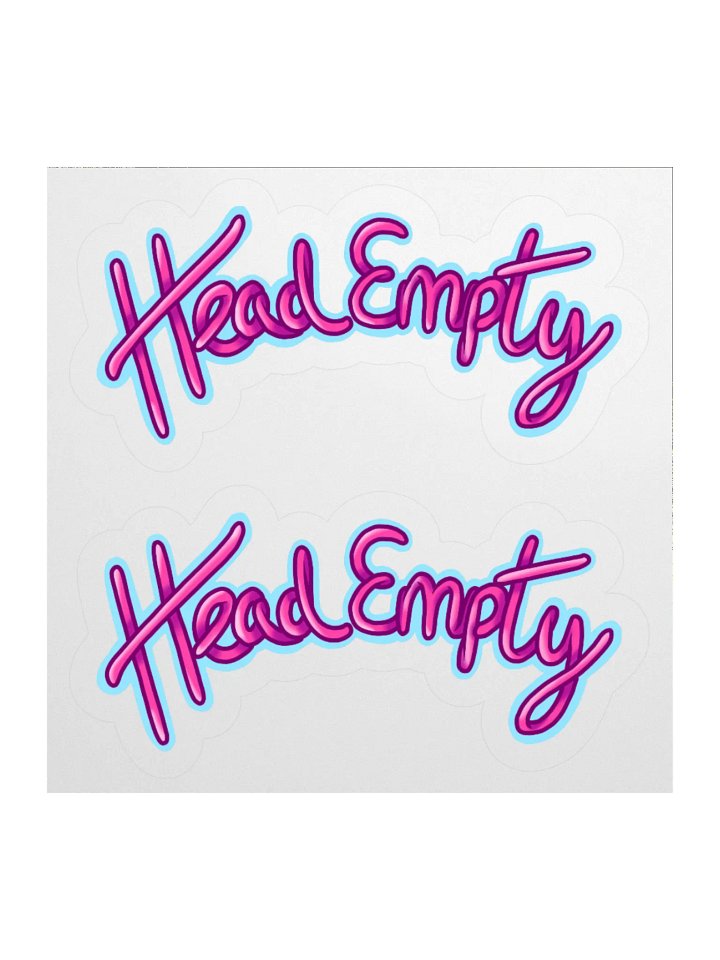 Head Empty Double Sticker Pack product image (2)