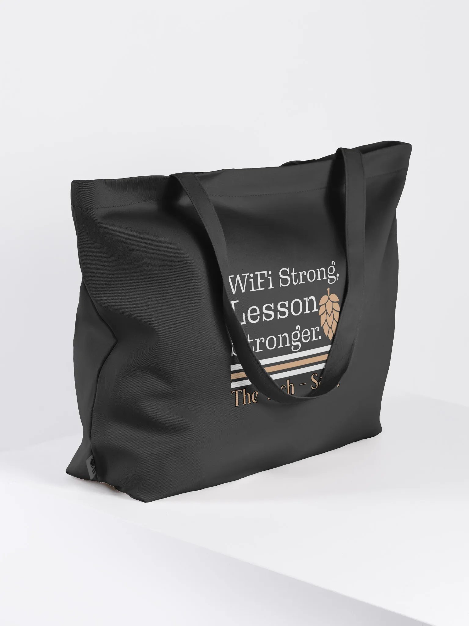 Wifi is Strong, Lesson Stronger, Teacher Student Eco Tote Bag product image (3)