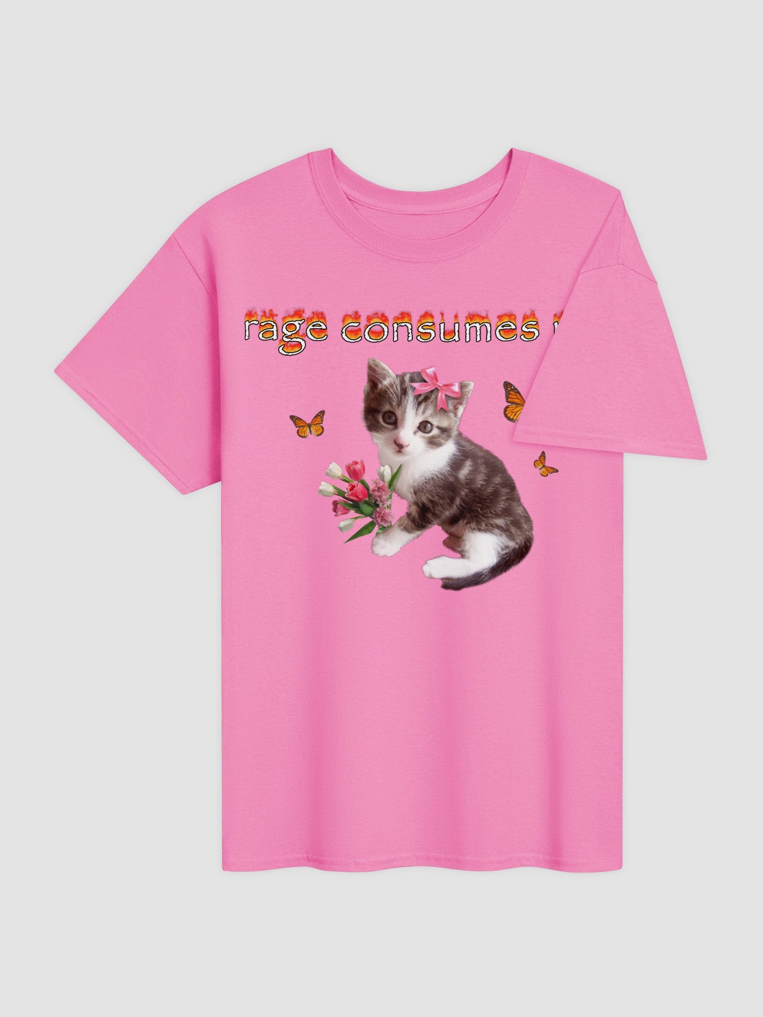 Rage Consumes Me Cat T-shirt product image (45)