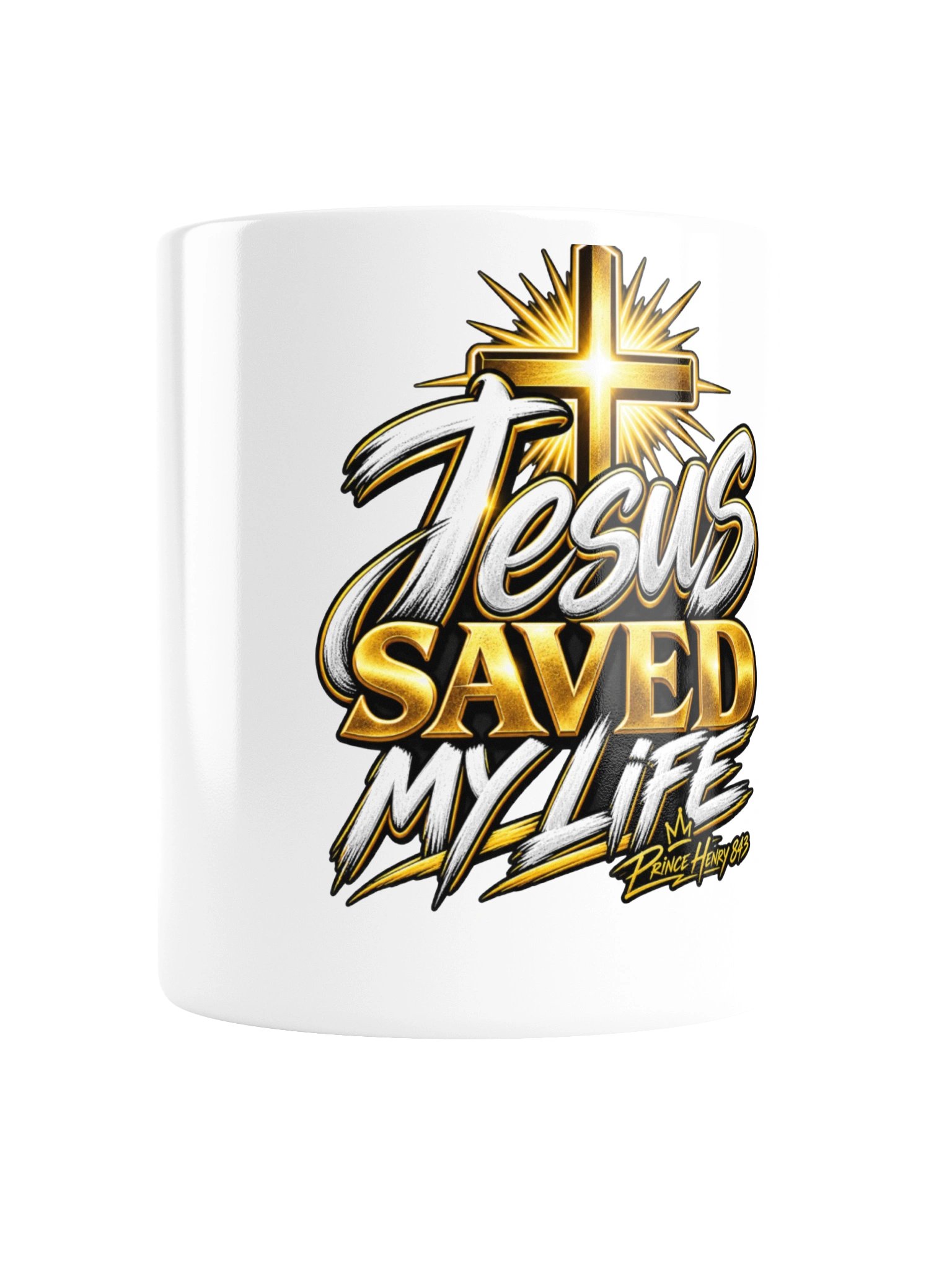 Jesus Saved My Life Mug — Christian Coffee Mug | Prince Henry 843