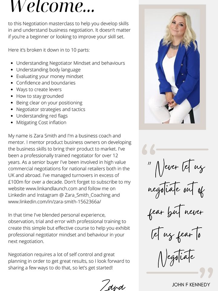 Negotiation Masterclass for Business owners product image (2)