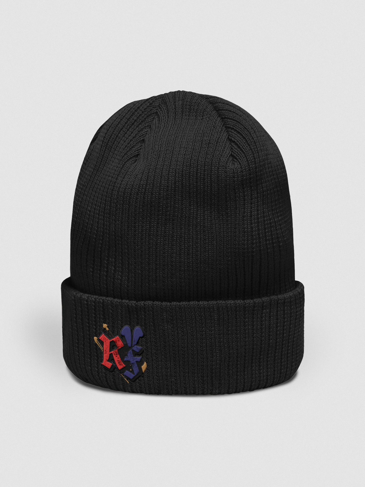 Retro Music Lover Ribbed Beanie product image (2)