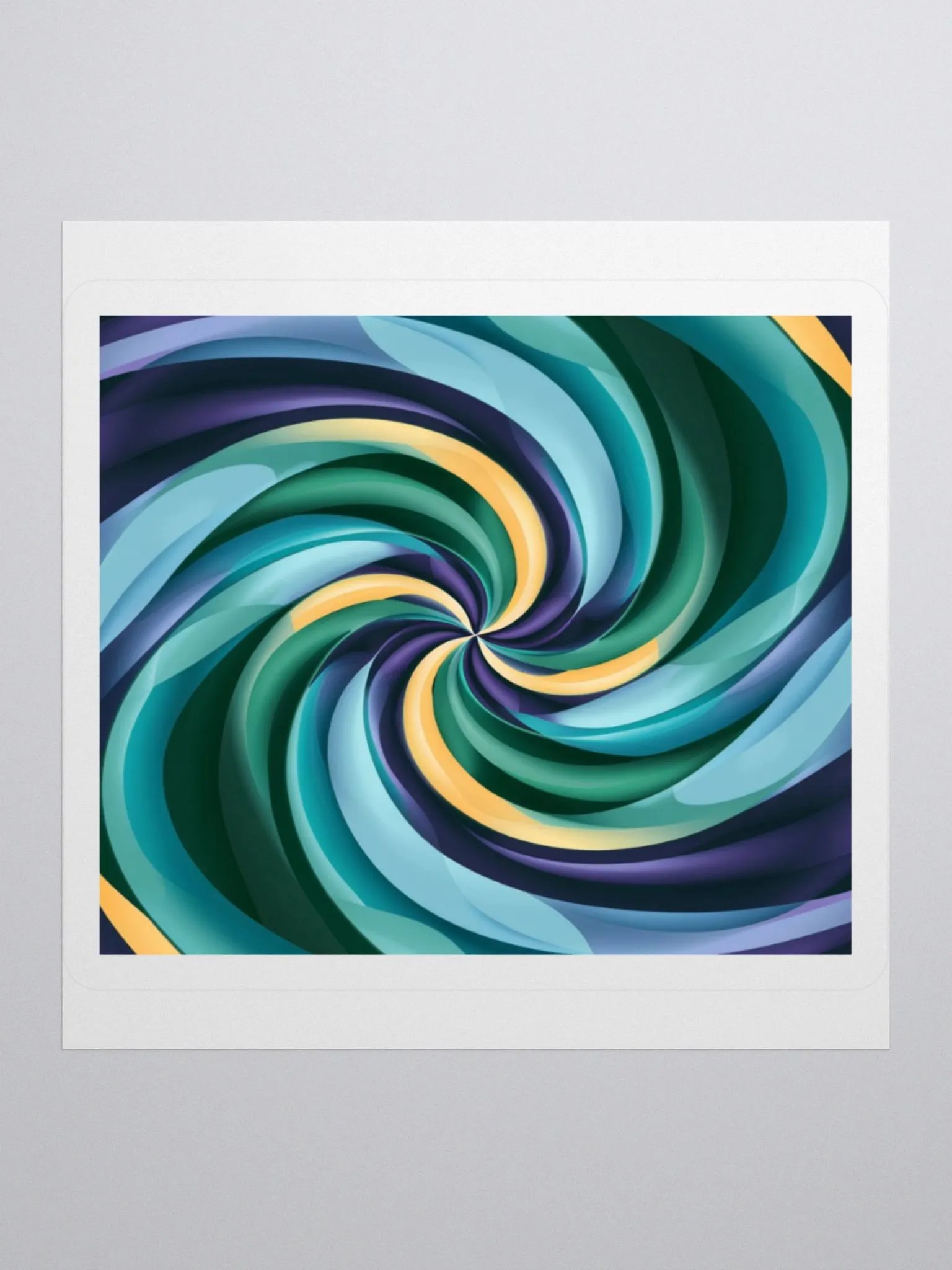 Exclusive Abstract Swirl Sticker | Premium Kiss Cut Vinyl | Perfect for Laptops, Cars & More product image (1)