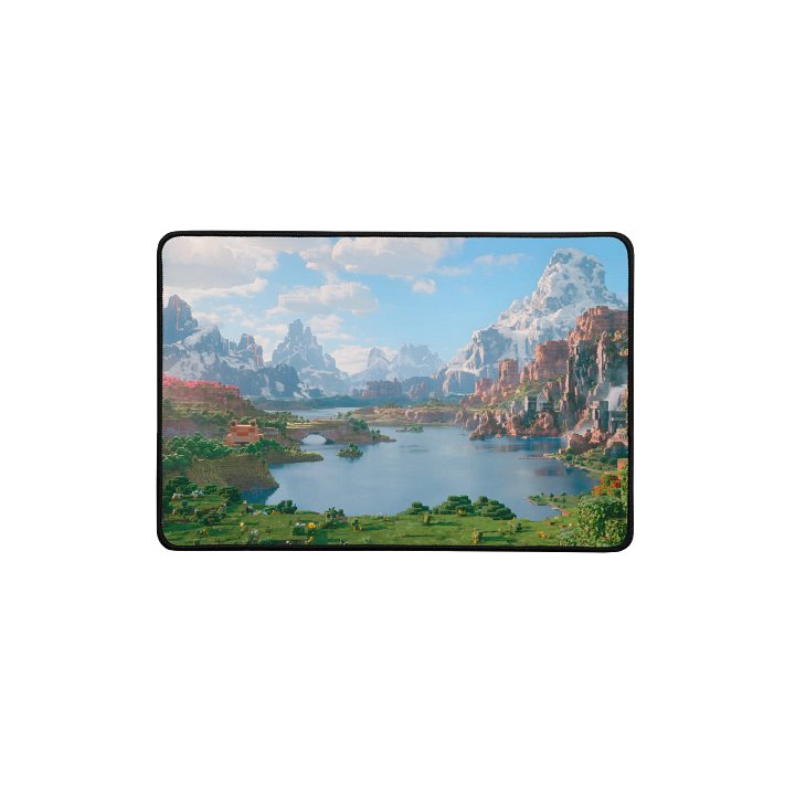 Minecraft Landscape Mouse Pad – Gaming Desk Mat for Minecraft Fans product image (1)