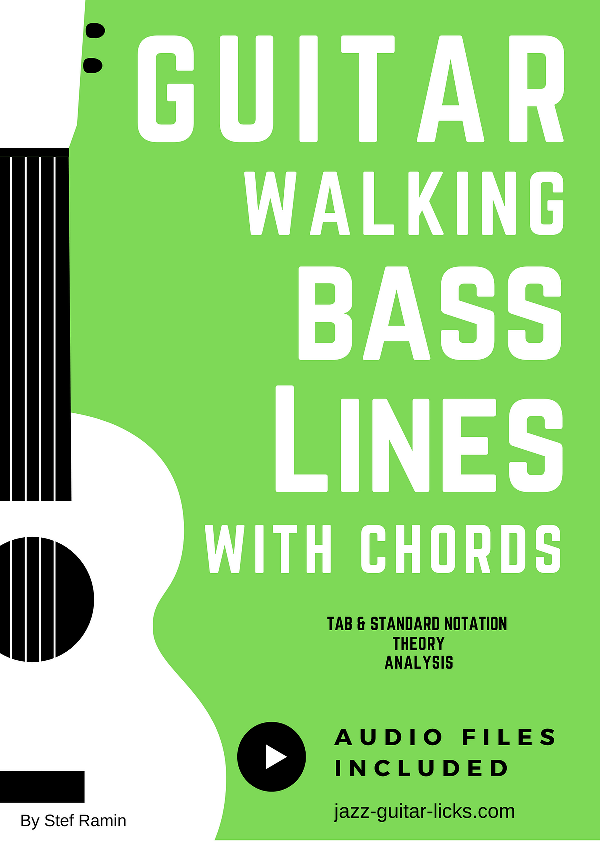 Walking Bass Lines & Chords for Jazz Guitar (PDF + Audio) | Jazz Guitar ...
