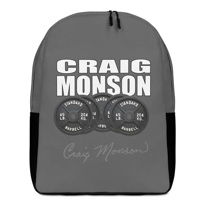Craig Monson Barbell Signature Series Backpack (Gray) product image (1)
