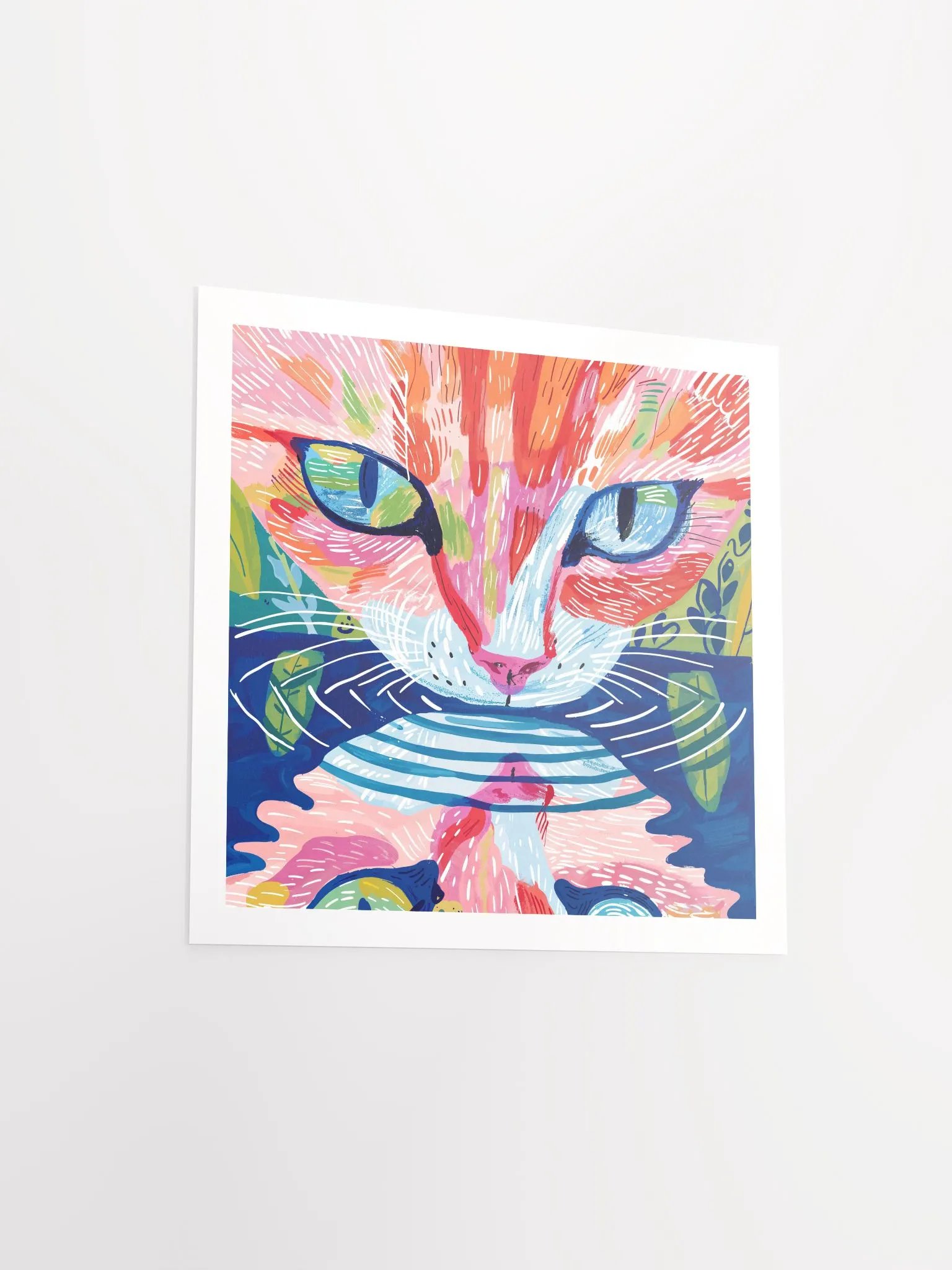Cat Reflection Print product image (4)