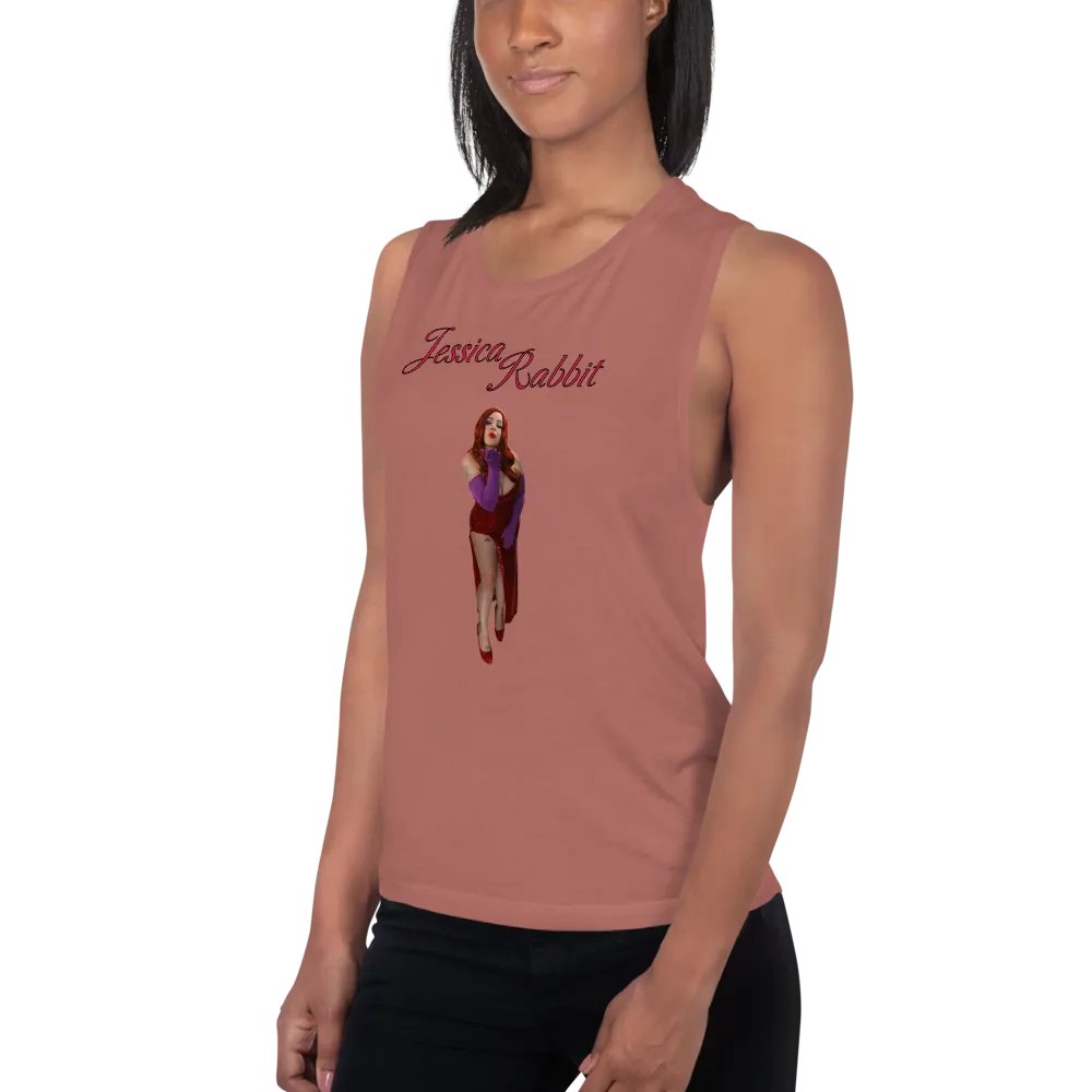 Jessica Rabbit Women's Muscle Tank product image (31)