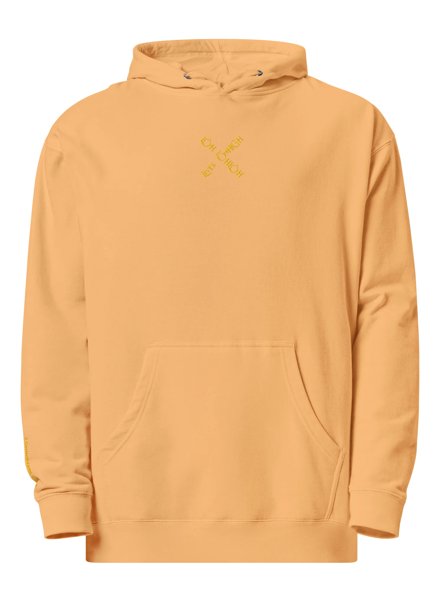 The Lives On HIGH | YTG STEALTH | UNISEX Hoodie | Peach product image (7)
