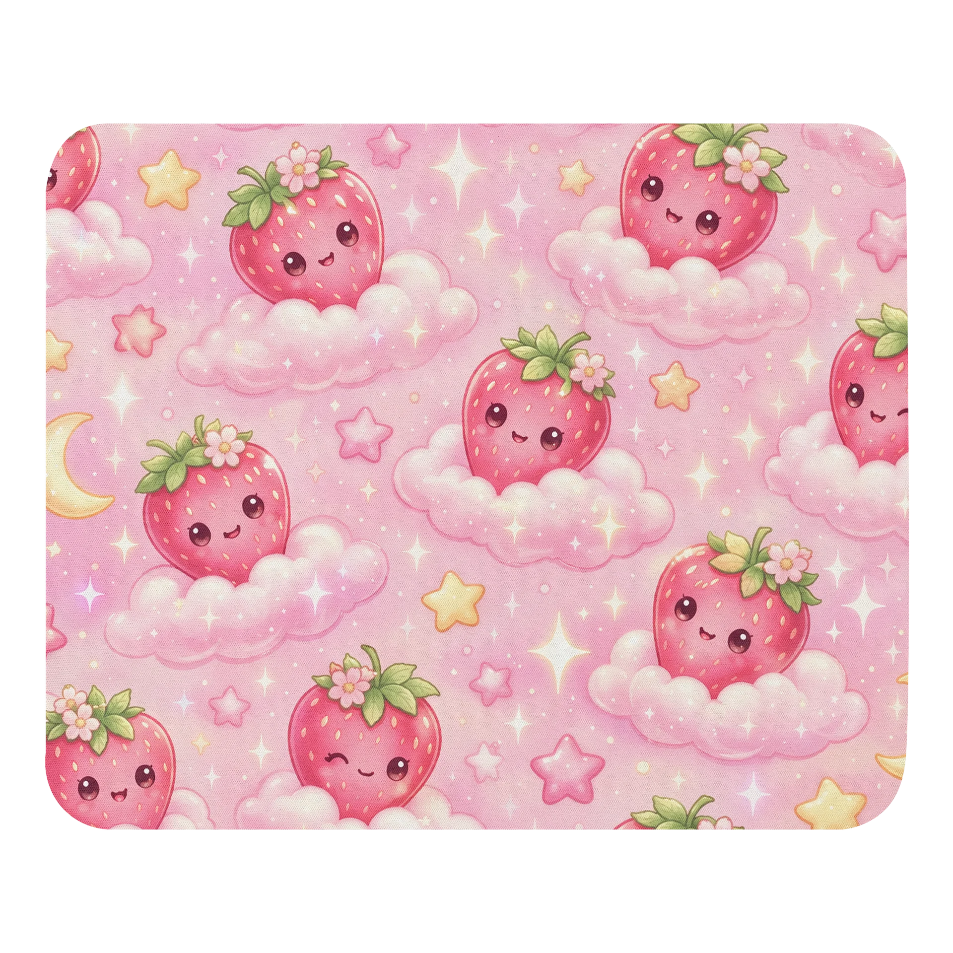 Whimsical Strawberry Dreams Mouse Pad product image (1)