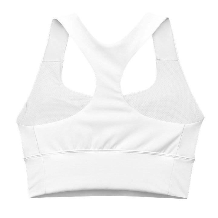 Train for Birth® Longline White Sports Bra product image (2)