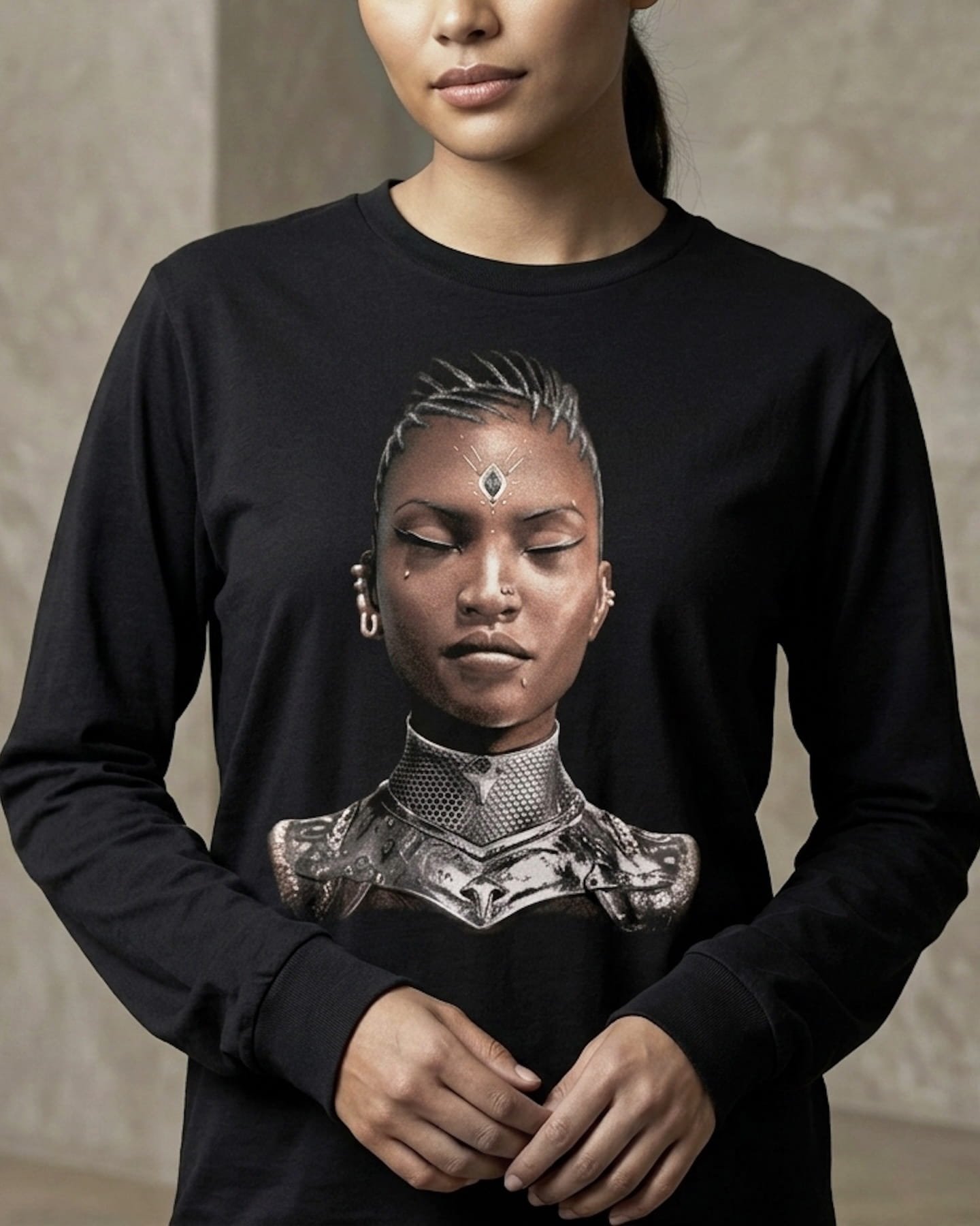 Queen Amanikhatashan · Bella+Canvas Supersoft Long Sleeve T-Shirt product image (5)