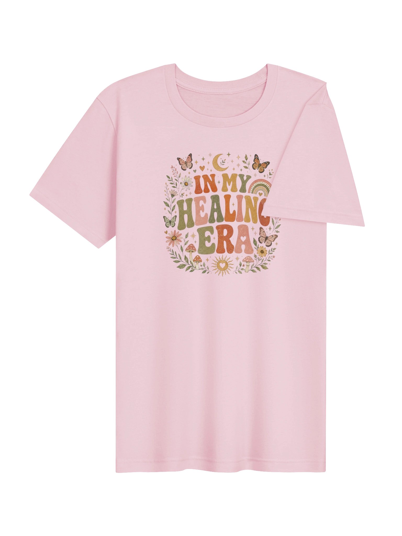 In My Healing Era Boho Wreath Tee product image (118)