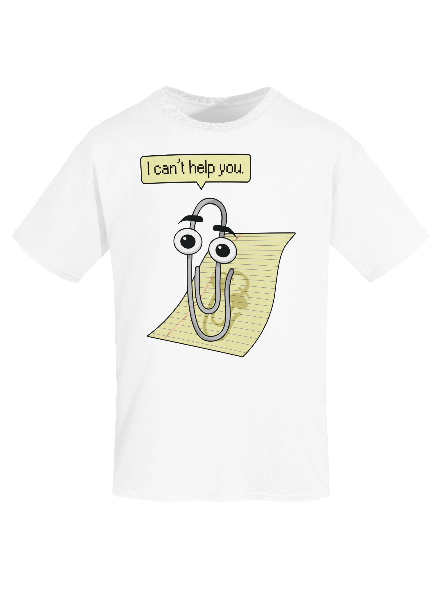 I Can’t Help You - MS Clippy Tee product image (29)