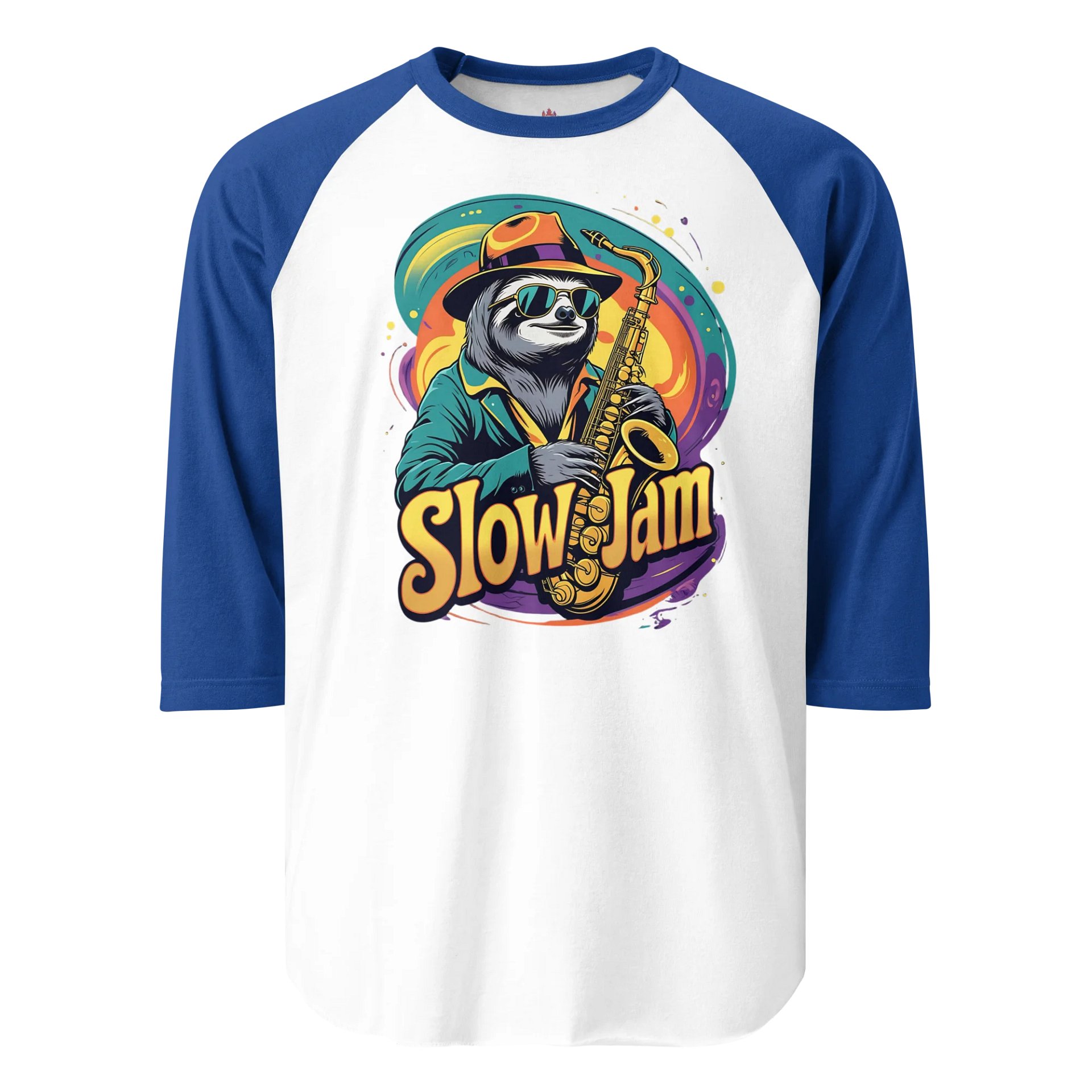 Sloth Saxophone Slow Jam Tee product image (25)