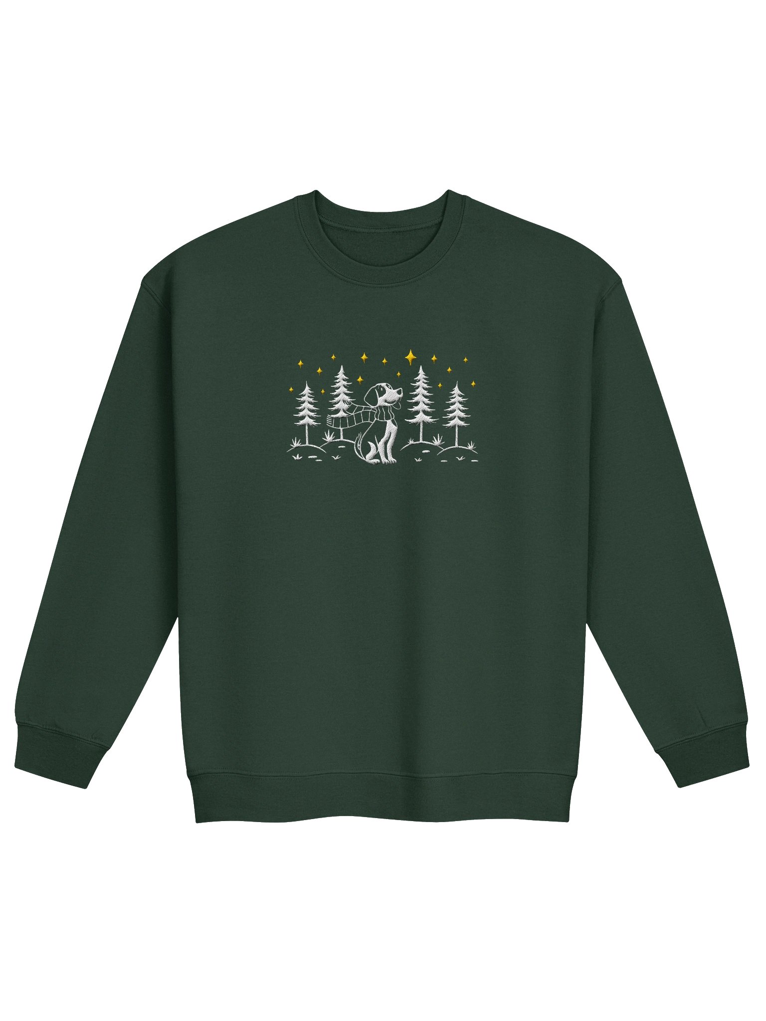 Beagle Winter/Christmas Line Art Design Embroidered Sweatshirt product image (9)