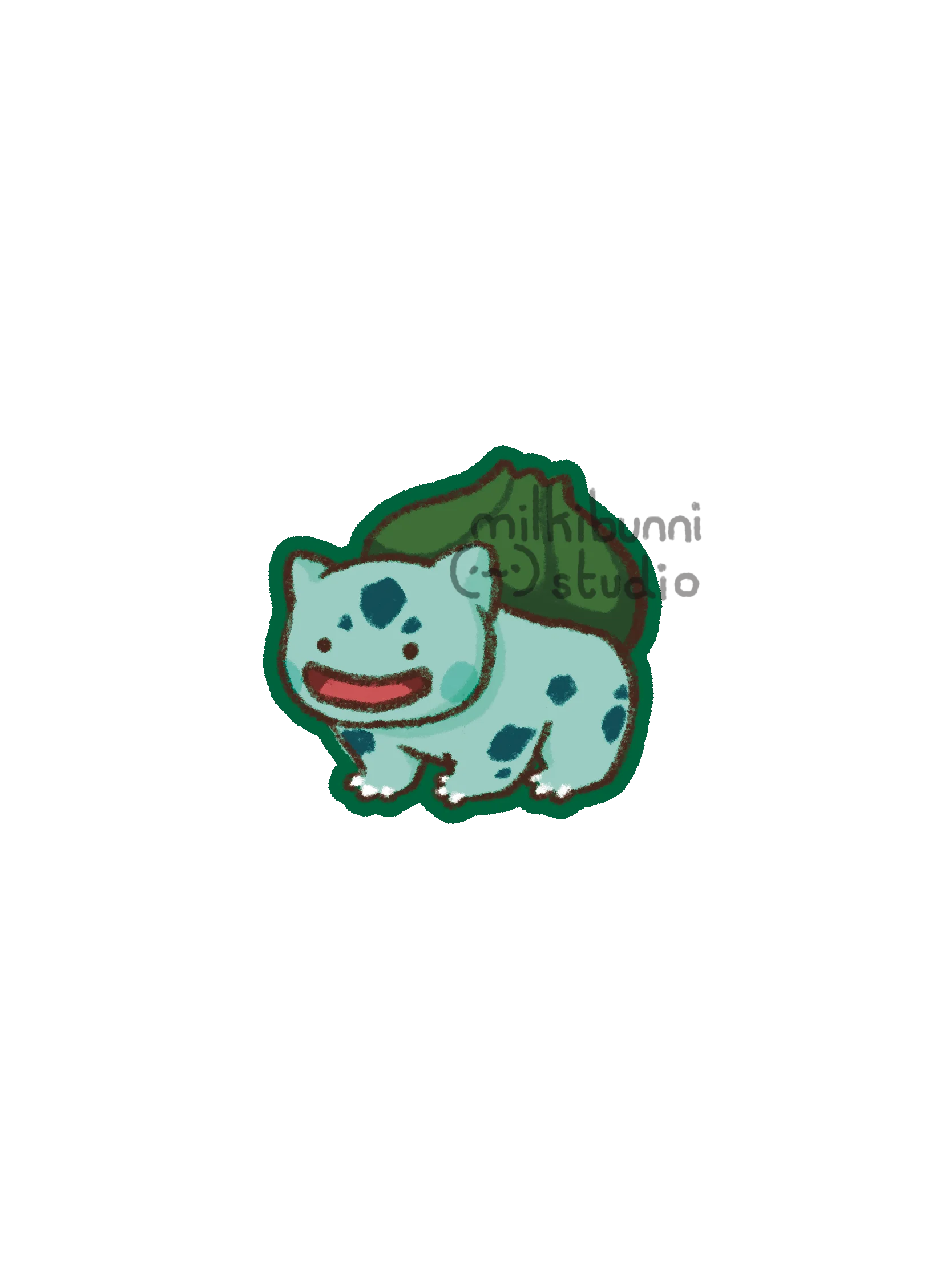 Bulbasaur Pokopia Sticker product image (1)