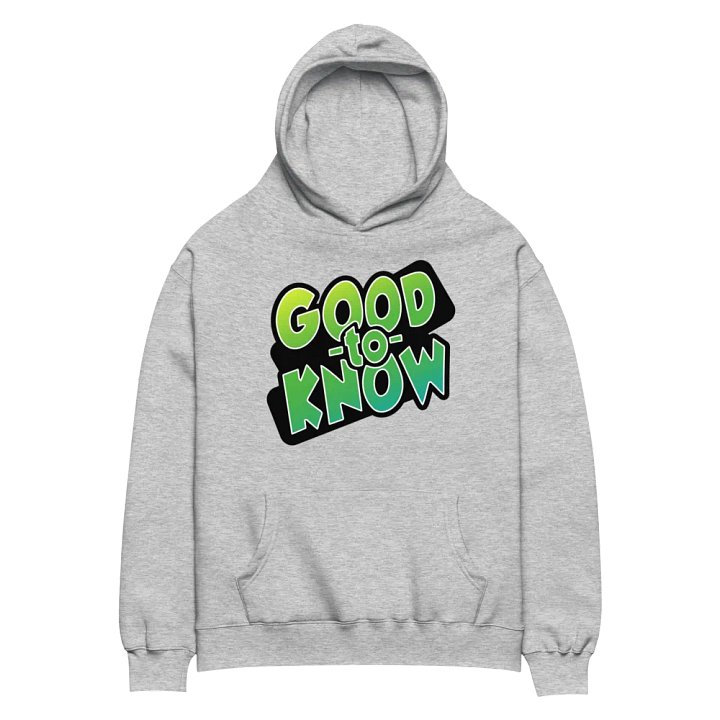 Good to Know Hoodie product image (2)