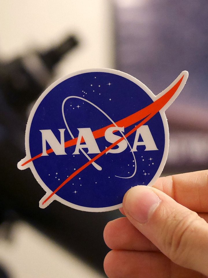 NASA Meatball Logo Sticker product image (1)