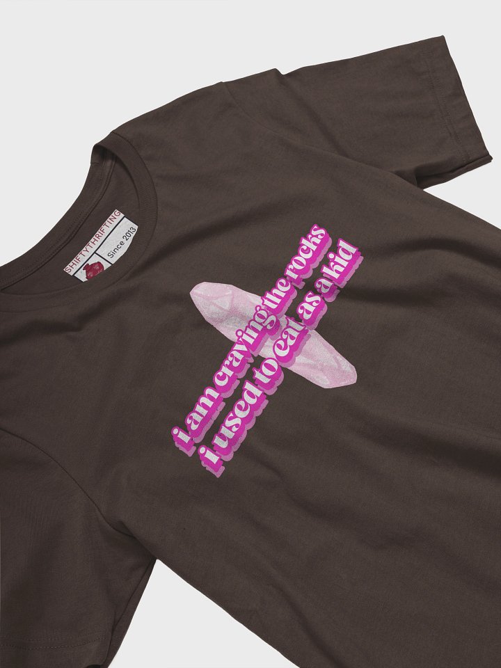 Craving the eating rocks supersoft unisex t-shirt product image (1)