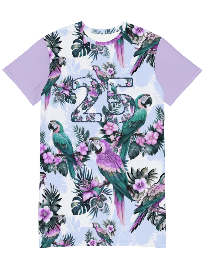 Elysian Birds-T shirt dress product image (2)