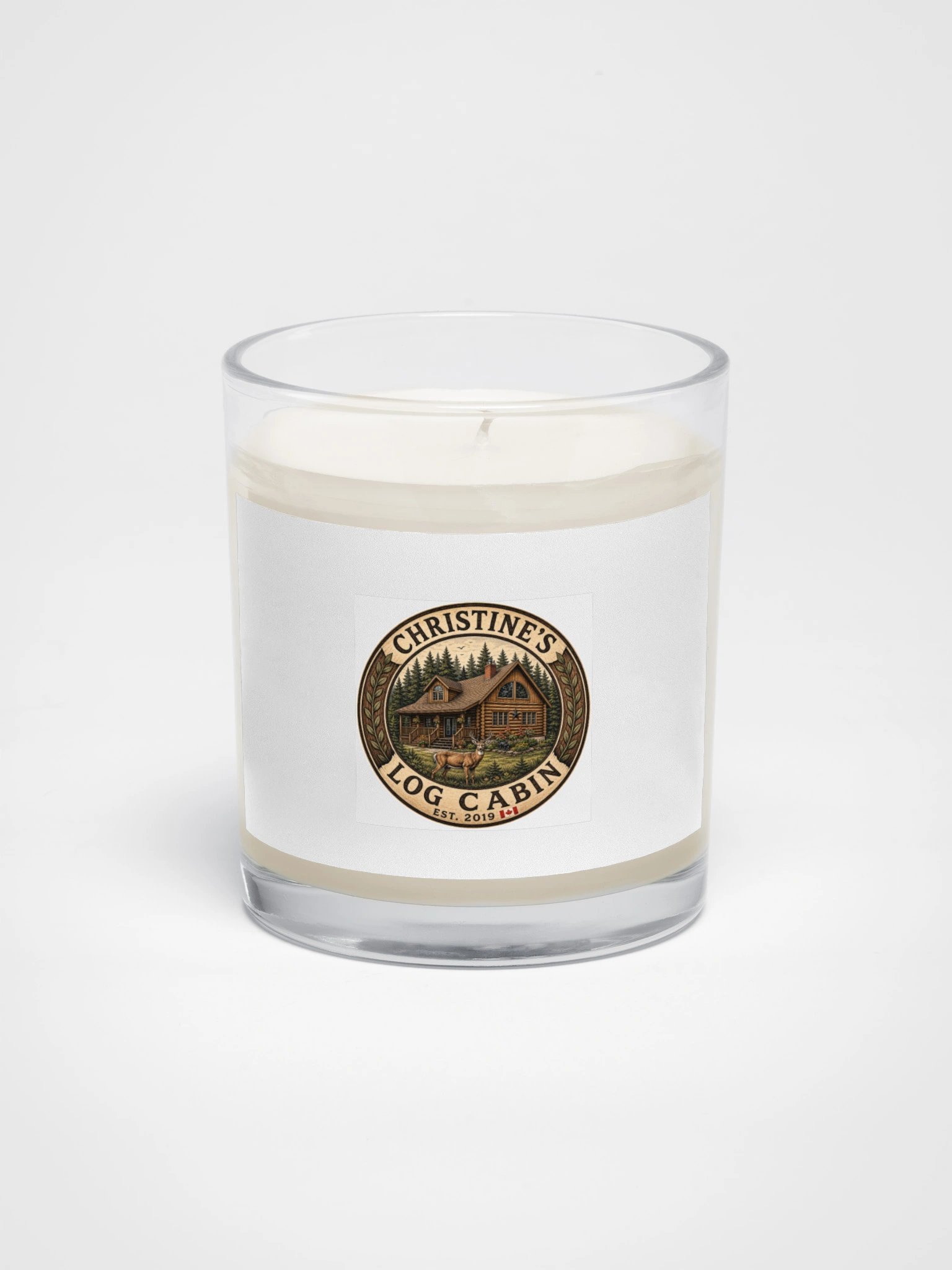 Christine's Log Cabin Soy Wax Candle | Cozy Woods product image (1)