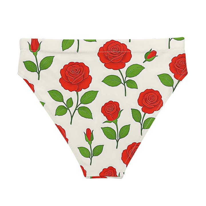 Blooming Roses Recycled High Waisted Bikini Bottom product image (2)