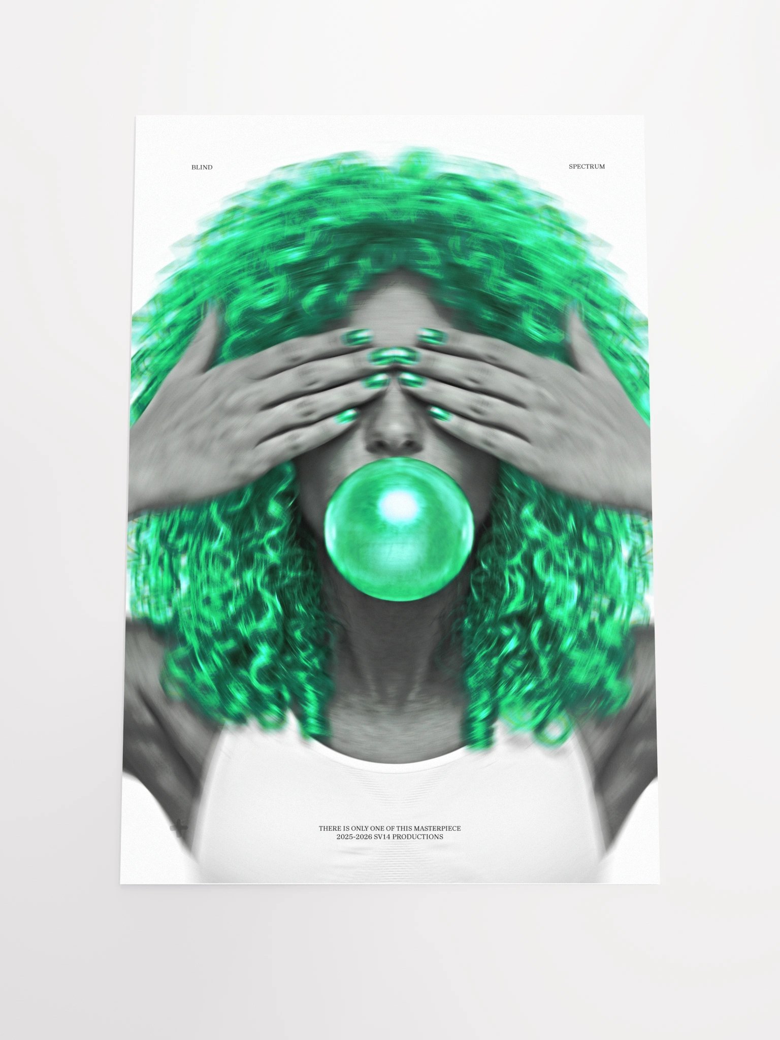 BLIND SPECTRUM - ELECTRIC GREEN PRINT product image (1)