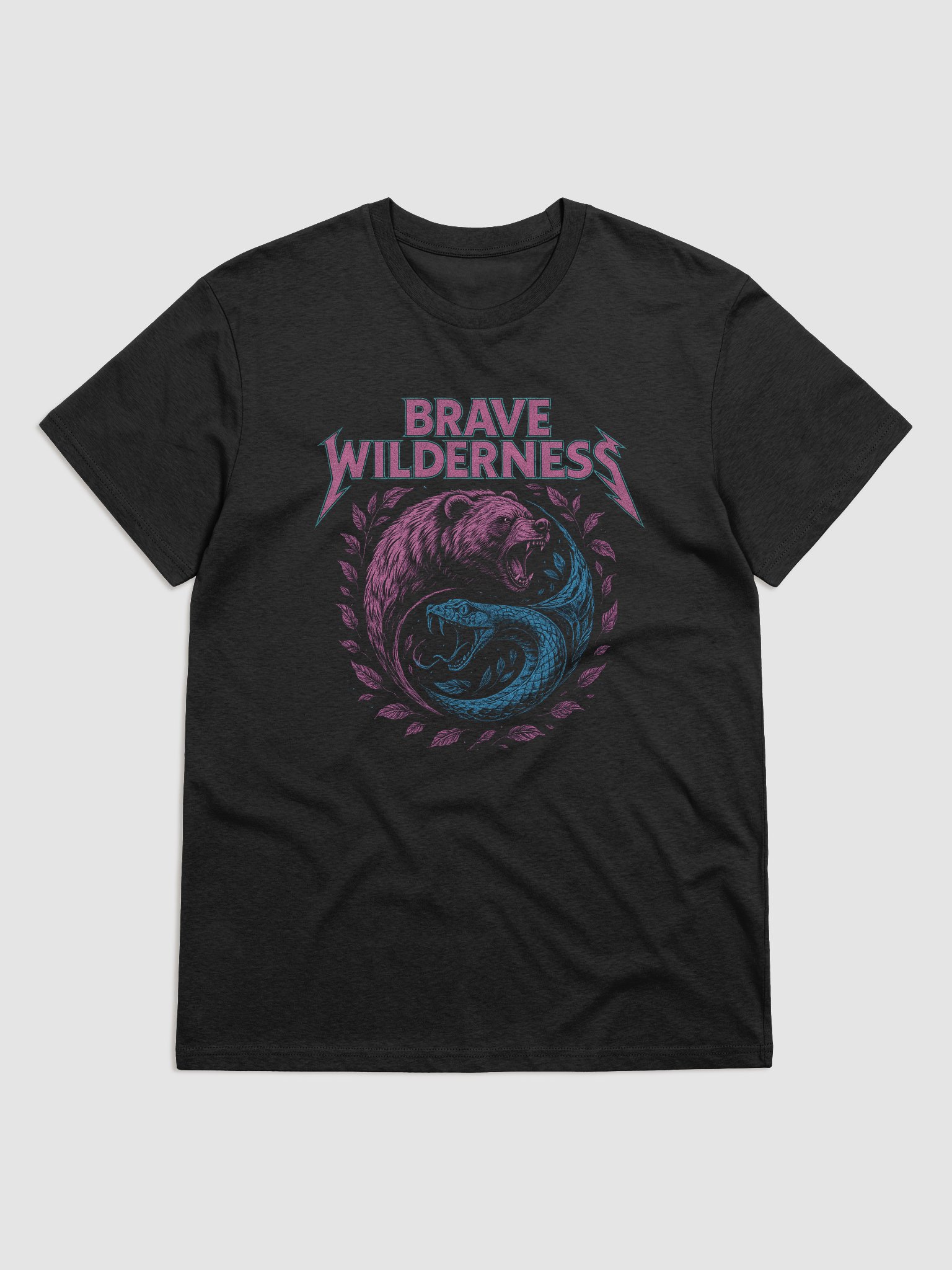Beartallica Brave Wilderness Organic Unisex T-Shirt product image (1)