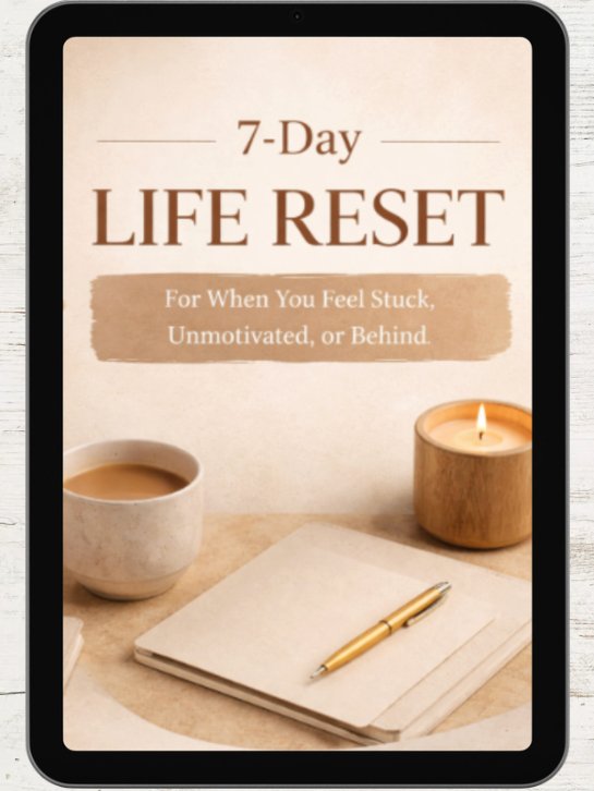 7-Day Life Reset: For When You Feel Stuck, Unmotivated, or Behind product image (1)