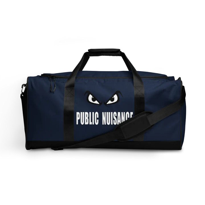 Public Nuisance: Navy Blue Duffle Bag product image (1)