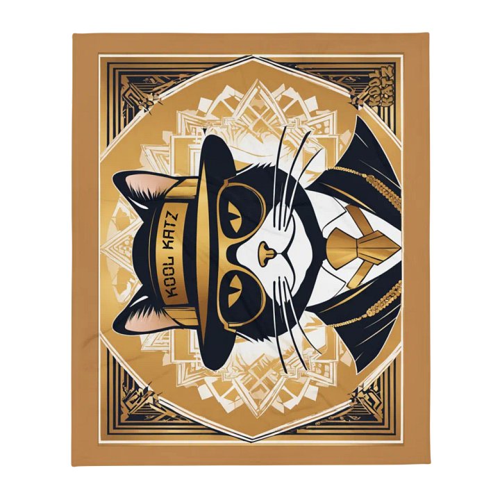 Real Kool Katz Plush Throw Blanket product image (1)