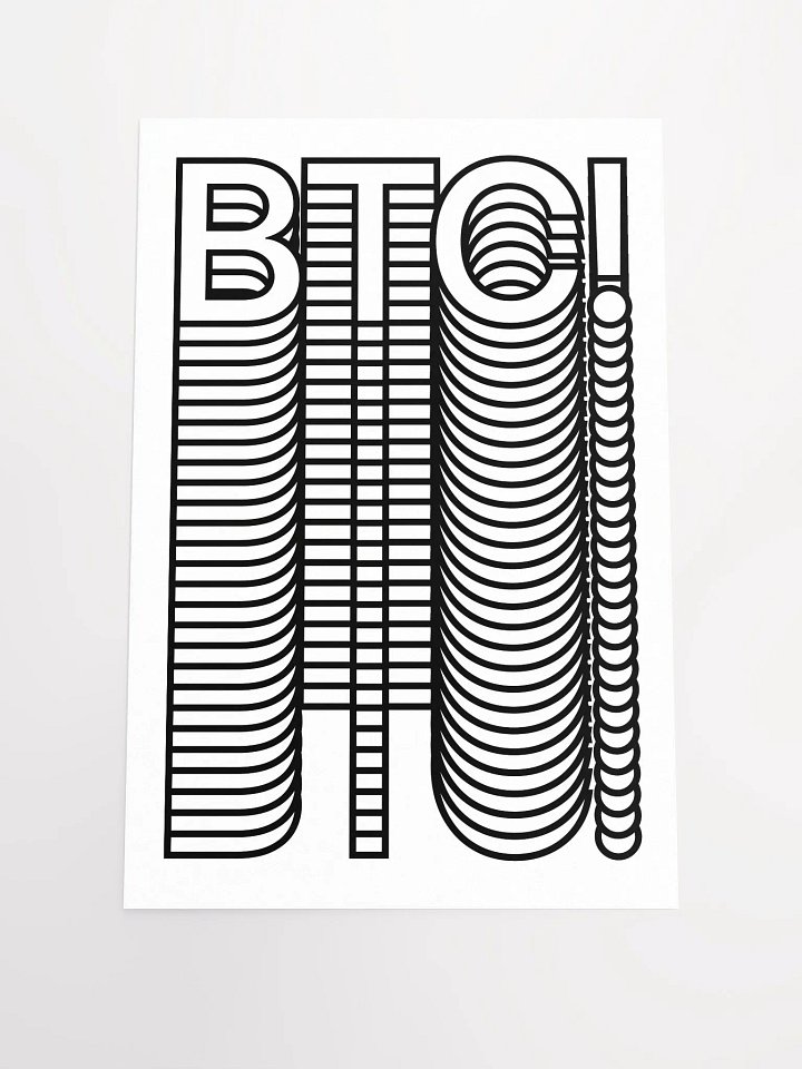 BTC! STACKS POSTER product image (1)