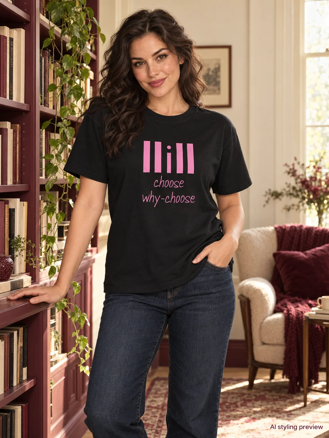 Why Choose Heavyweight Tee — Signature Pink product image (1)