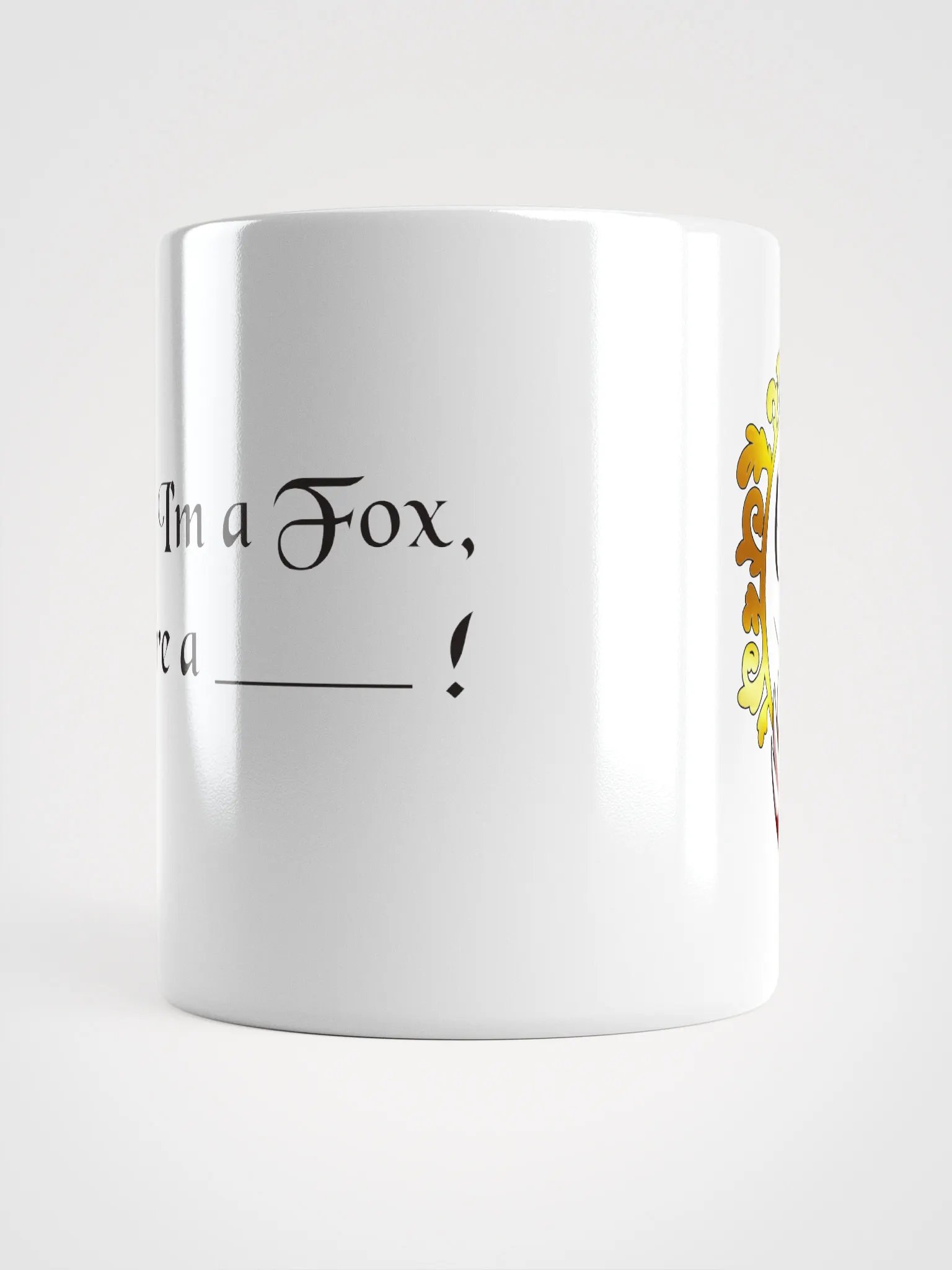 No, I'm a fox mug product image (5)