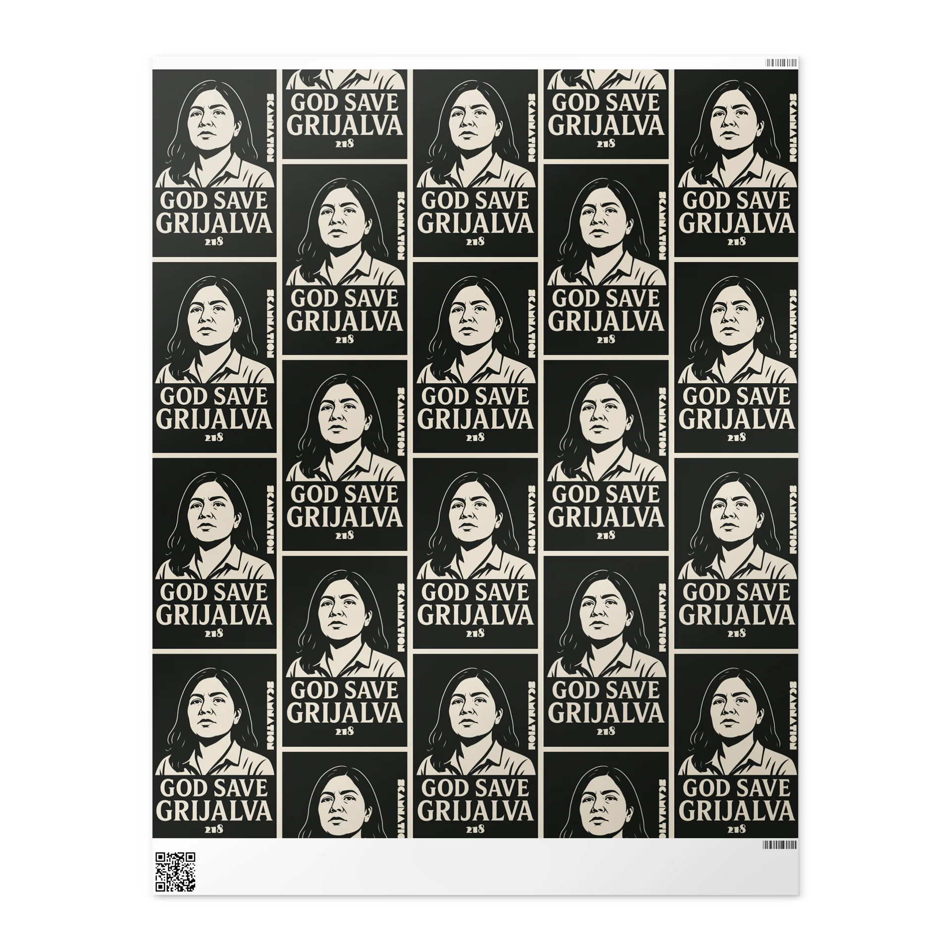 God Save Grijalva 218 Guerilla 🕵️‍♀️ Wildpost Trolling Paper product image (1)
