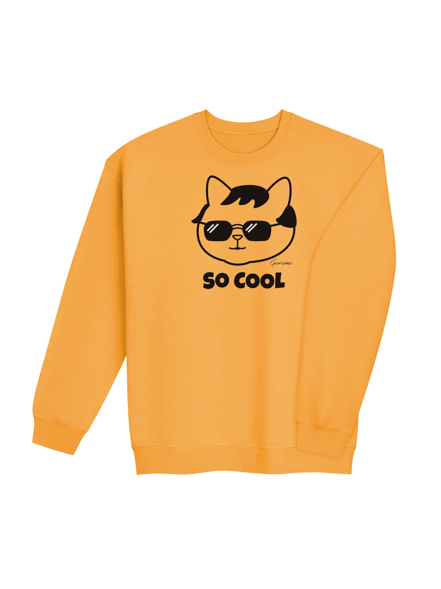 Goromi the Cat in Wig (SO COOL) - Unisex Adult Sweatshirt product image (3)